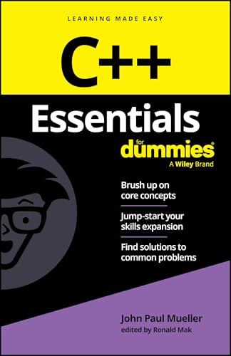 C++ Essentials For Dummies (For Dummies (Computer/Tech)) von For Dummies