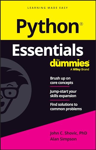 Python Essentials For Dummies (For Dummies (Computer/tech)) von For Dummies