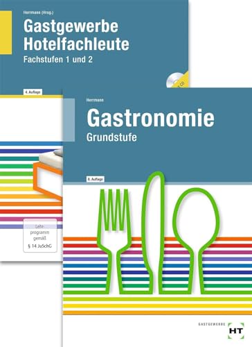 Paketangebot Gastronomie Grundstufe + Gastgewerbe Hotelfachleute: HT 40050 "Grundstufe Gastronomie" und HT 40085 "Gastgewerbe Hotelfachleute Fachstufen 1 und 2"