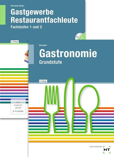 Paketangebot Gastronomie Grundstufe + Gastgewerbe Restaurantfachleute: HT 40050 "Grundstufe Gastronomie" und HT 40080 "Gastgewerbe Restaurantfachleute Fachstufen 1 und 2"