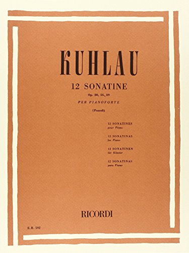 12 Sonatine Op. 20, 55, 59 von Ricordi