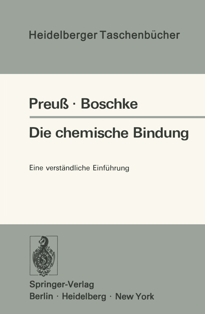 Die chemische Bindung von Springer Berlin Heidelberg