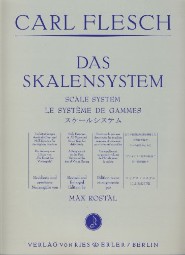 FLESCH - El Sistema de la Escala (Das Skalensystem) para Violin (Rostal) von Ries a Erler Musikverlag