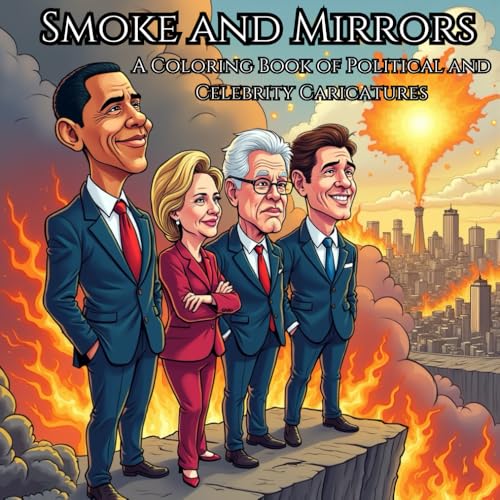 Smoke and Mirrors: A Coloring Book of Political and Celebrity Caricatures von Independently published