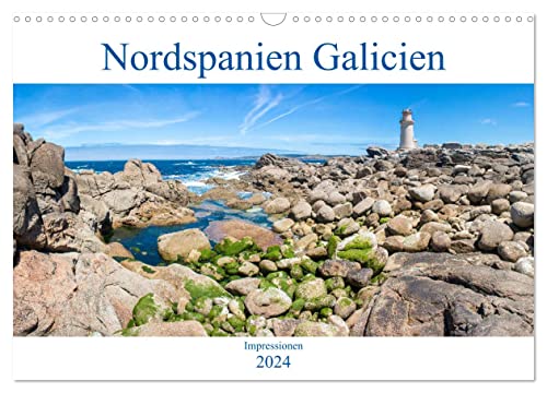 Nordspanien Galicien (Wandkalender 2024 DIN A3 quer), CALVENDO Monatskalender von CALVENDO