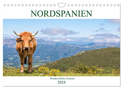 Nordspanien - Wunderschönes Asturien (Wandkalender 2024 DIN A4 quer), CALVENDO Monatskalender von CALVENDO