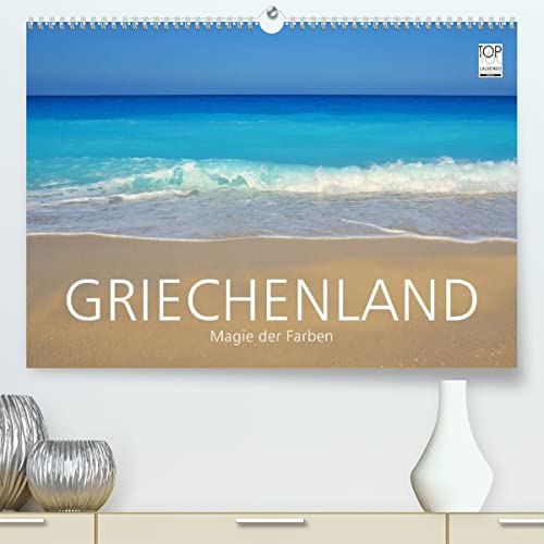 Griechenland – Magie der Farben (hochwertiger Premium Wandkalender 2024 DIN A2 quer), Kunstdruck in Hochglanz
