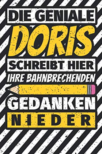 Notizbuch liniert: Doris Geschenke lustiger Spruch Vorname Notizbuch liniert: Doris Geschenke lustiger Spruch Vorname