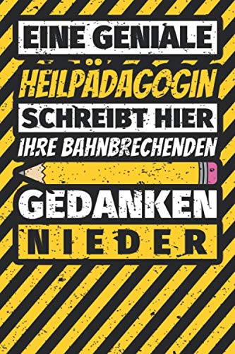 Notizbuch liniert: Heilpädagogin Geschenke lustig Abschluss Geschenkidee Beruf Notizbuch liniert: Heilpädagogin Geschenke lustig Abschluss Geschenkidee Beruf von Independently published