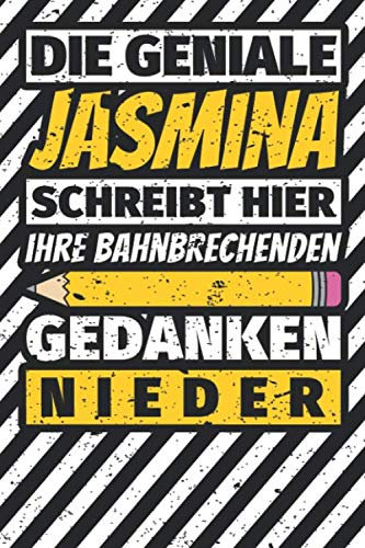 Notizbuch liniert: Jasmina Geschenke lustiger Spruch Vorname Notizbuch liniert: Jasmina Geschenke lustiger Spruch Vorname