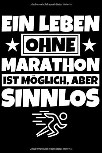 Notizbuch liniert: Marathonläufer Geschenke Marathon laufen lustiger Spruch Notizbuch liniert: Marathonläufer Geschenke Marathon laufen lustiger Spruch von Independently published