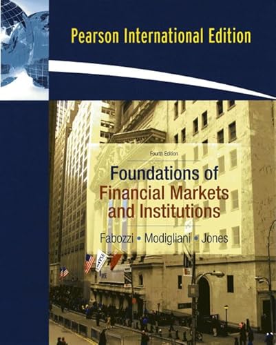 Foundations of Financial Markets and Institutions: International Edition von Pearson