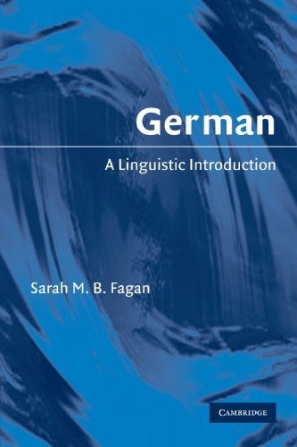 German: A Linguistic Introduction von Cambridge University Press