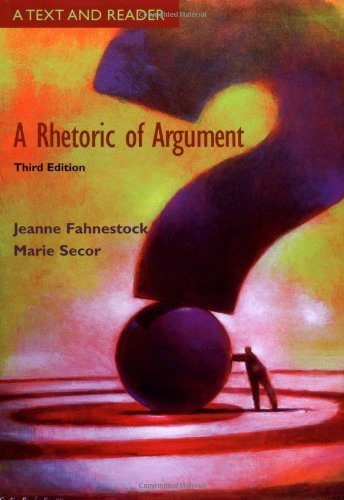 A Rhetoric of Argument: Text and Reader