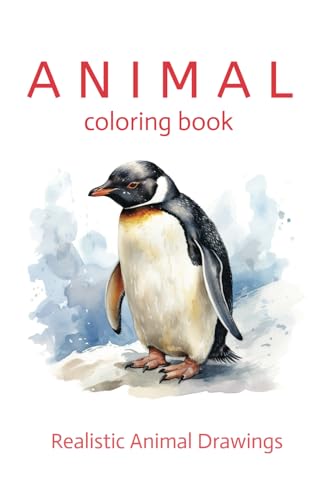 ANIMAL COLORING BOOK: Realistic Animal Coloring Book von Independently published
