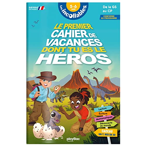 Cahier de vacances dont tu es le héros 2024 - Les incollables - Grande Section au CP - 5/6 ans: De la GS au CP Cahier de vacances dont tu es le héros 2024 - Les incollables - Grande Section au CP - 5/6 ans: De la GS au CP