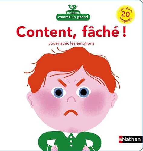 Content, fache!: Jouer avec les émotions, avec 20 magnets von NATHAN