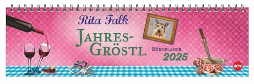 Rita Falk Wochenquerplaner 2025: Der Tischkalender fürs Büro komplett mit Eberhofer-Charme. Jede Woche ein neues Zitat aus den Eberhofer-Krimis in ... für den Schreibtisch! (Tisch-Querplaner Heye)