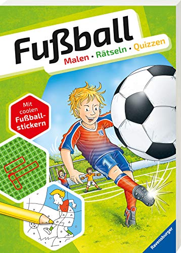 Fußball. Malen - Rätseln - Quizzen: Mit coolen Fußballstickern