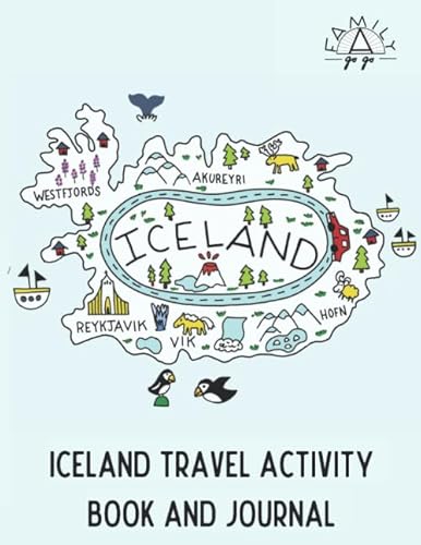 Iceland Travel Activity Book and Journal