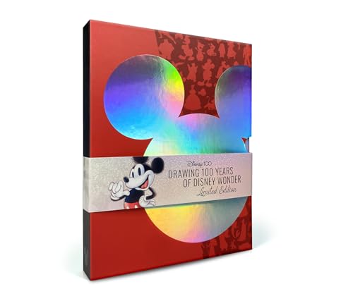 Drawing 100 Years of Disney Wonder: A Retrospective Collection of Artwork Featuring Iconic Disney Characters from the Past 100 Years (Disney 100)