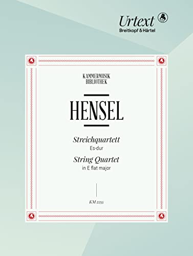 Streichquartett Es-dur - Breitkopf Urtext - Partitur und Stimmen (KM 2255)
