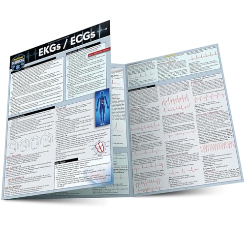 EKGs / Ecgs: A Quickstudy Laminated Reference Guide von Quickstudy Reference Guides
