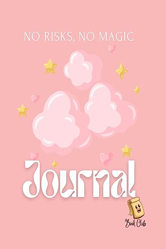 No Risks, No Magic Journal: No Risks, No Magic with Pink Cute Cloud Background Journal 100 Pages - Large (8.5 x 11 inches) von Notion Press