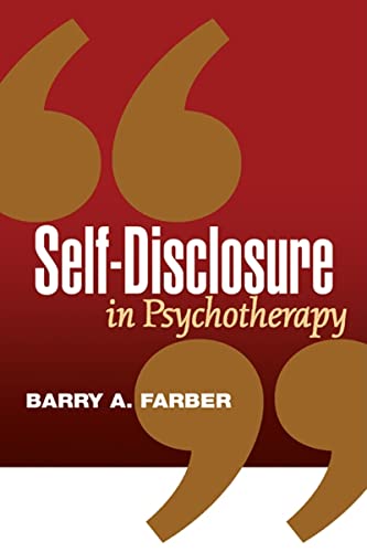Self-Disclosure in Psychotherapy