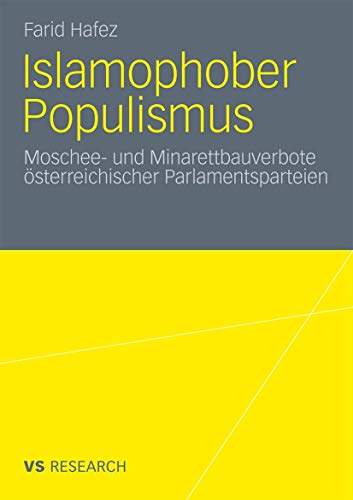 Islamophober Populismus: Moschee- und Minarettbauverbote österreichischer Parlamentsparteien