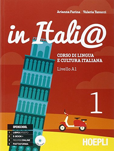 In Itali@. Livello A1. Corso di lingua e cultura italiana: Libro dello studente 1 + CD audio von Hoepli