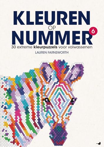 6 (Kleuren op nummer: 30 Extreme kleurpuzzels voor volwassenen)