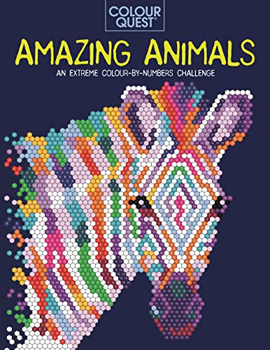 Colour Quest®: Amazing Animals: An Extreme Colour by Numbers Challenge