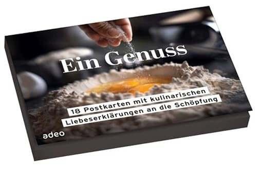 Ein Genuss - Postkartenset: 18 Postkarten mit kulinarischen Liebeserklärungen an die Schöpfung Ein Genuss - Postkartenset: 18 Postkarten mit kulinarischen Liebeserklärungen an die Schöpfung