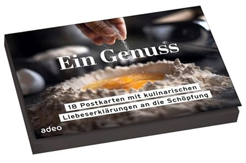 Ein Genuss - Postkartenset: 18 Postkarten mit kulinarischen Liebeserklärungen an die Schöpfung