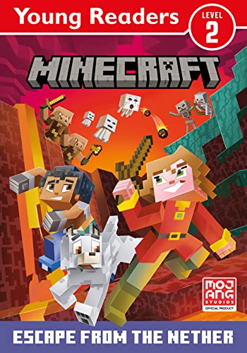 Minecraft Young Readers: Escape from the Nether!: Get your kids into reading with this new official adventure for young, struggling or reluctant readers von GARDNERS
