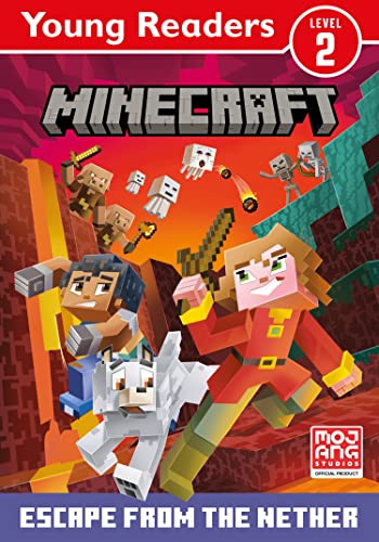 Minecraft Young Readers: Escape from the Nether!: Get your kids into reading with this new official adventure for young, struggling or reluctant readers von GARDNERS