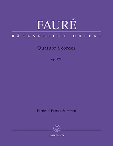 Quatuor à cordes (Streichquartett) op. 121: Stimmen im Umschlag von Bärenreiter Verlag Kasseler Großauslieferung