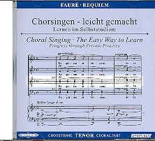 Requiem op.48, Chorstimme Tenor, 1 Audio-CD
