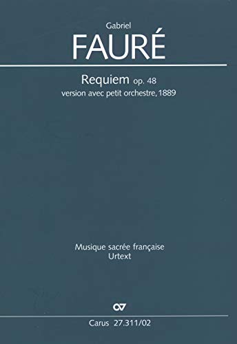 Requiem (Klavierauszug): version avec petit orchestre, 1889