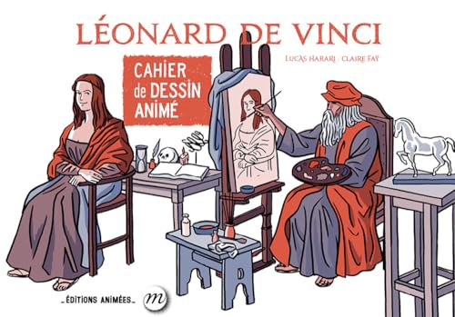 Cahier de dessin animé Léonard de Vinci Cahier de dessin animé Léonard de Vinci
