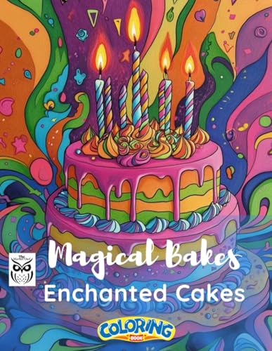 The Market Owl: Magical Bakes~Enchanted Cakes Coloring Book: Enter a world of sweetness and magic The Market Owl: Magical Bakes~Enchanted Cakes Coloring Book: Enter a world of sweetness and magic von Independently published