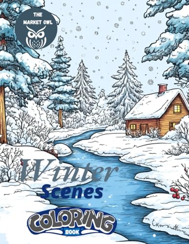The Market Owl: Winter Scenes Coloring Book: A delightful coloring book that captures the magic of the coldest season The Market Owl: Winter Scenes Coloring Book: A delightful coloring book that captures the magic of the coldest season von Independently published
