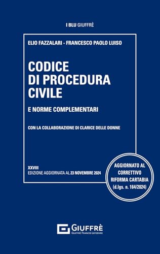 Codice di procedura civile e norme complementari (I blu Giuffrè) von Giuffrè