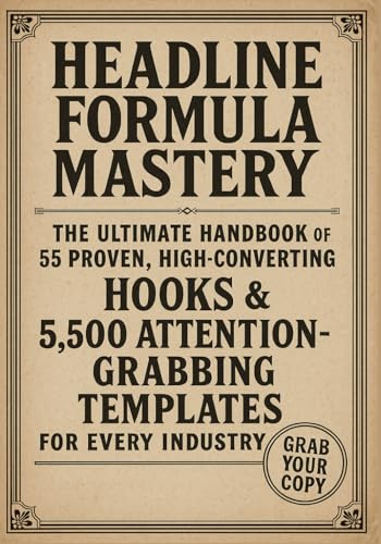 Headline Formula Mastery: The Ultimate Handbook of 55 Proven, High-Converting Hooks & 5,500 Attention-Grabbing Templates for Every Industry von Independently published