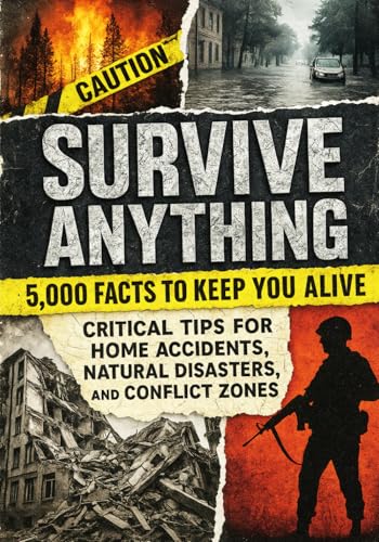Survive Anything: 5,000 Facts to Keep You Alive, Critical Tips for Home Accidents, Natural Disasters, and Conflict Zones Survive Anything: 5,000 Facts to Keep You Alive, Critical Tips for Home Accidents, Natural Disasters, and Conflict Zones von Independently published