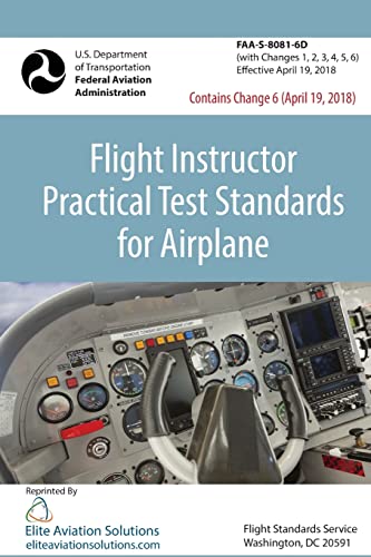 Flight Instructor Practical Test Standards For Airplane (FAA-S-8081-6D)