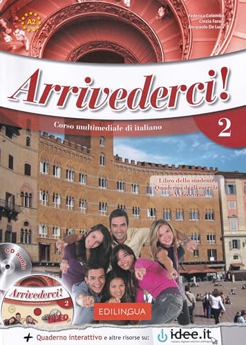 ARRIVEDERCI 2. CORSO MULTIMEDIALE DI ITALIANO PER STRANIERI (CON CD): + online IDEE + CD + DVD von EDILINGUA ITALIANO