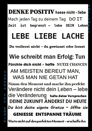 Notizheft: Ringbuch mit Motivationssprüche Cover von BoD – Books on Demand