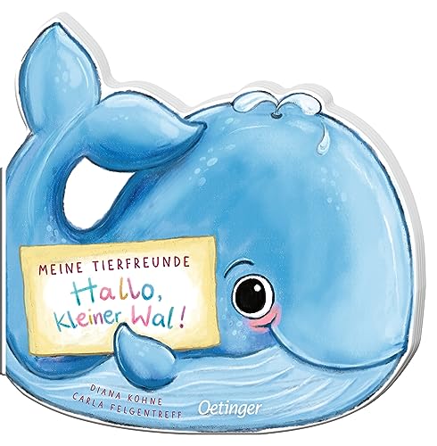 Meine Tierfreunde. Hallo, kleiner Wal!: Konturgestanztes Kinderbuch ab 1 Jahr über spannende Meerestiere